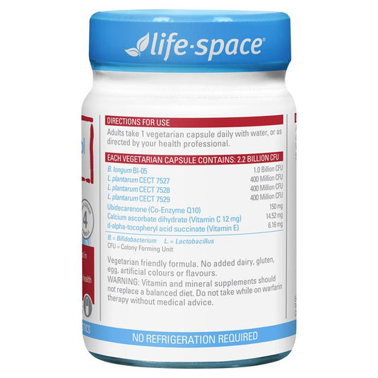 Life-Space Probiotic + Cholesterol Support 50 Capsules
