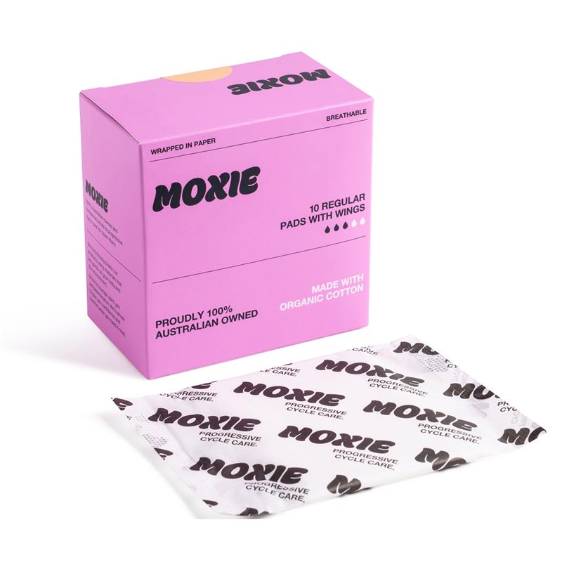 Load image into Gallery viewer, Moxie Organics Regular Daytime Pads 10 Pack
