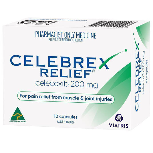 Celebrex Relief 200mg 10 Capsules