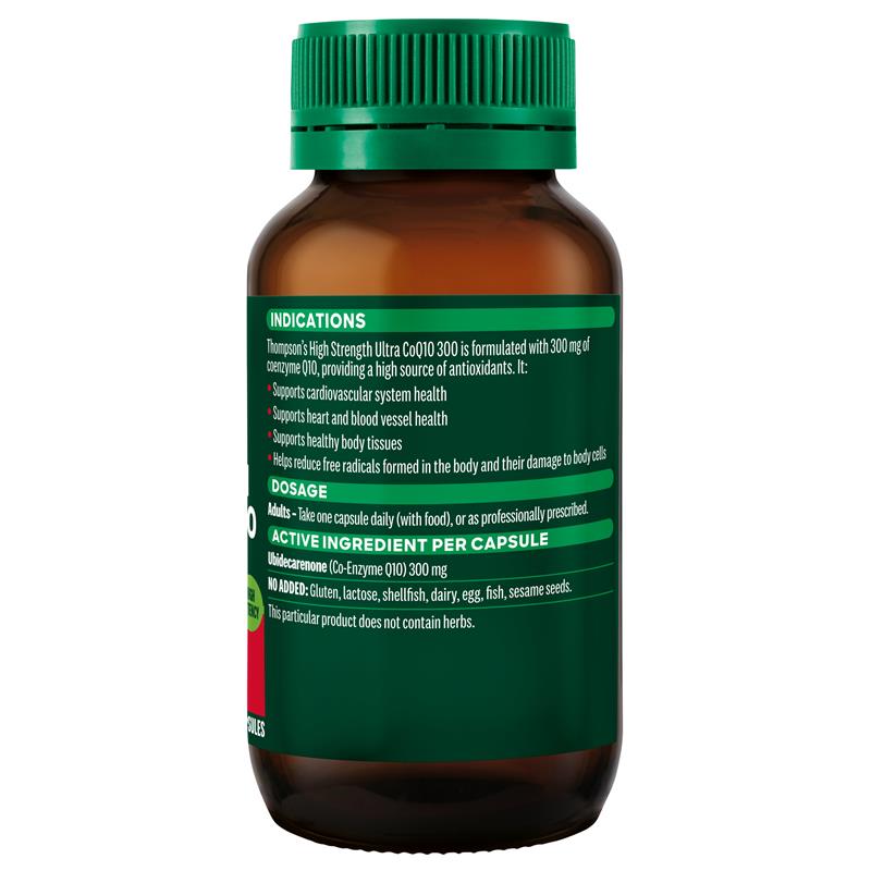 Load image into Gallery viewer, Thompson's CoQ10 300mg 60 Capsules

