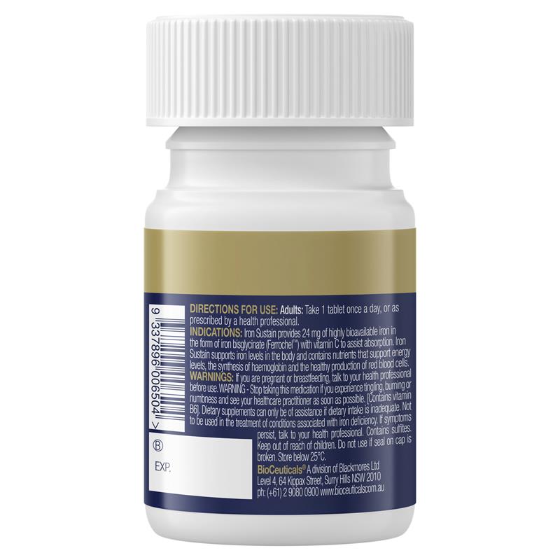 Load image into Gallery viewer, BioCeuticals Iron Sustain 30 Tablets
