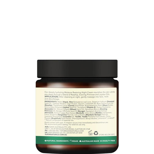Sukin Moisture Restoring Night Cream 120ml