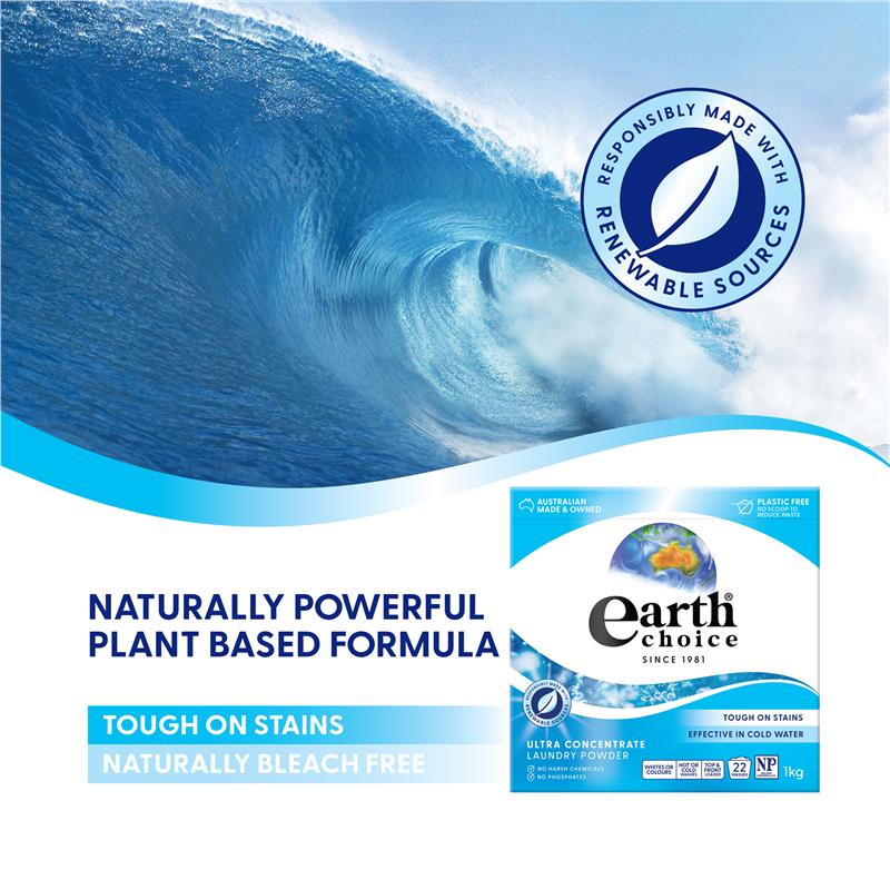 Load image into Gallery viewer, Earth Choice Laundry Powder Dual Format 1 kg
