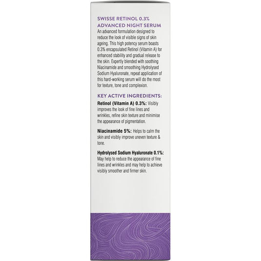 Swisse Skincare Retinol 0.3% Advanced Night Serum 30ml