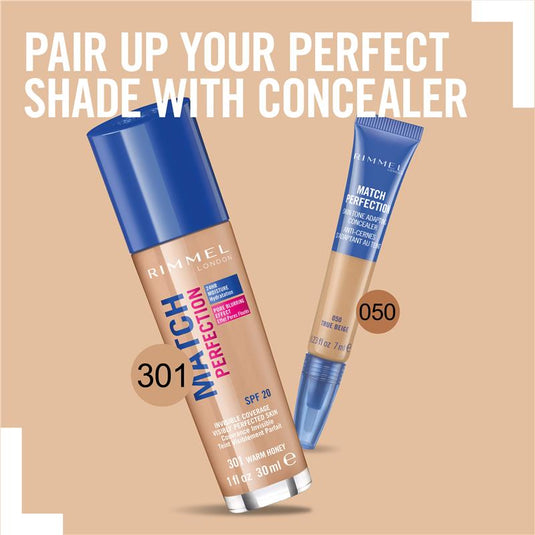 Rimmel Match Perfection Foundation Warm Honey