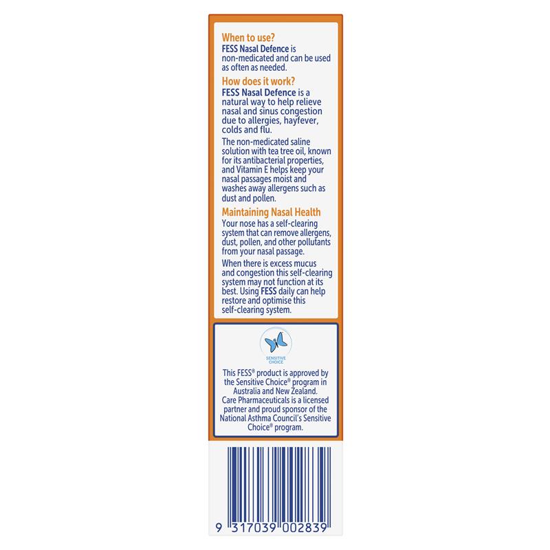 Load image into Gallery viewer, Fess Nasal Defence Spray with Tea Tree Oil &amp; Vitamin E 30ml
