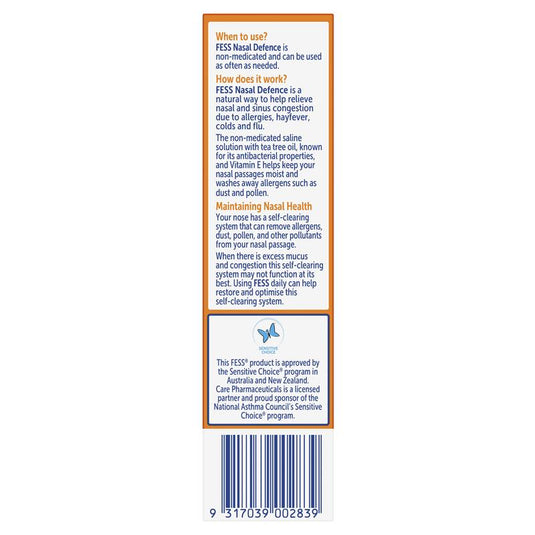 Fess Nasal Defence Spray with Tea Tree Oil & Vitamin E 30ml