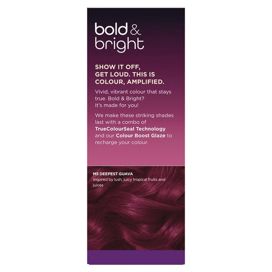 Clairol Bold & Bright Permanent Hair Colour M5 Deepest Guava