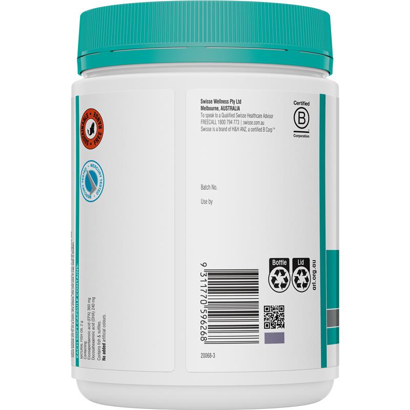 Load image into Gallery viewer, Swisse Ultiboost Odourless Super Strength Wild Fish Oil 2000mg 300 Capsules Exclusive Size
