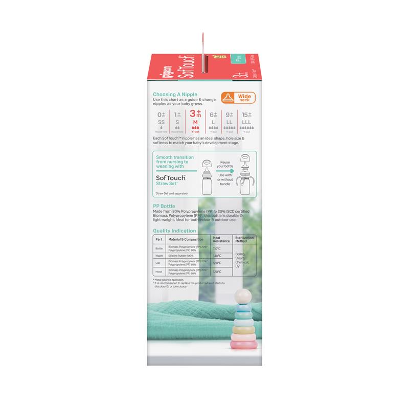 Load image into Gallery viewer, Pigeon SofTouch Bottle PP 240ml
