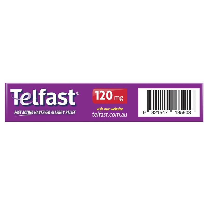 Load image into Gallery viewer, Telfast Hayfever Allergy Tablets 120mg 10 Pack
