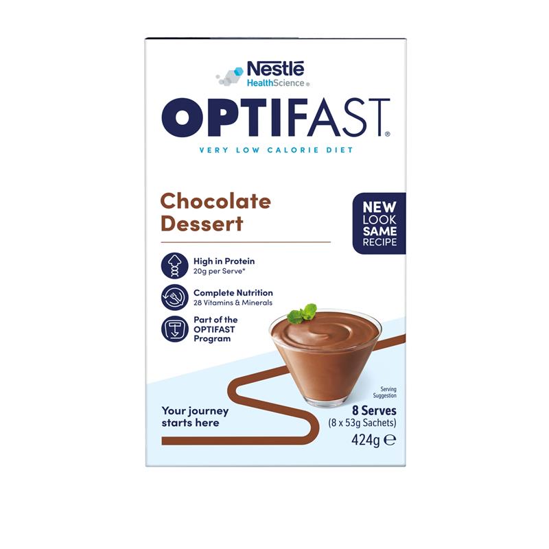 Load image into Gallery viewer, Optifast VLCD Dessert Chocolate 8 x 53g
