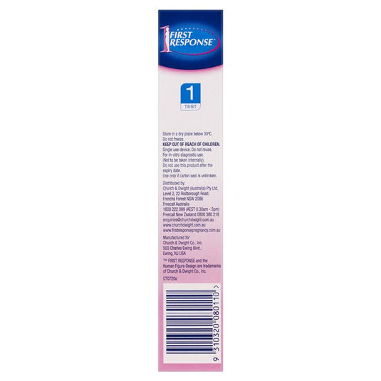 First Response Instream Pregnancy Test 1 Test