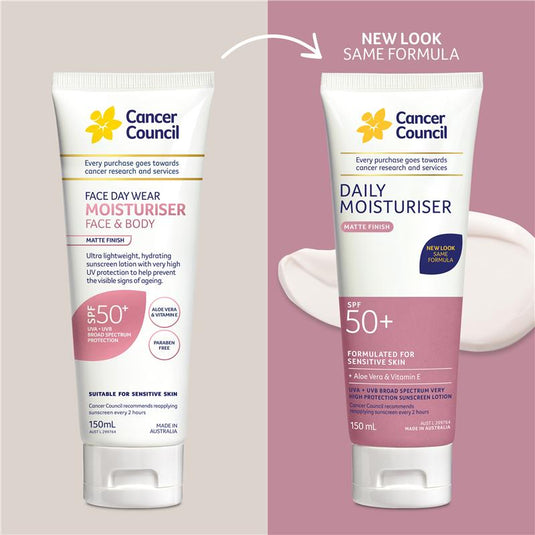 Cancer Council SPF 50+ Face & Body Moisturiser 150ml