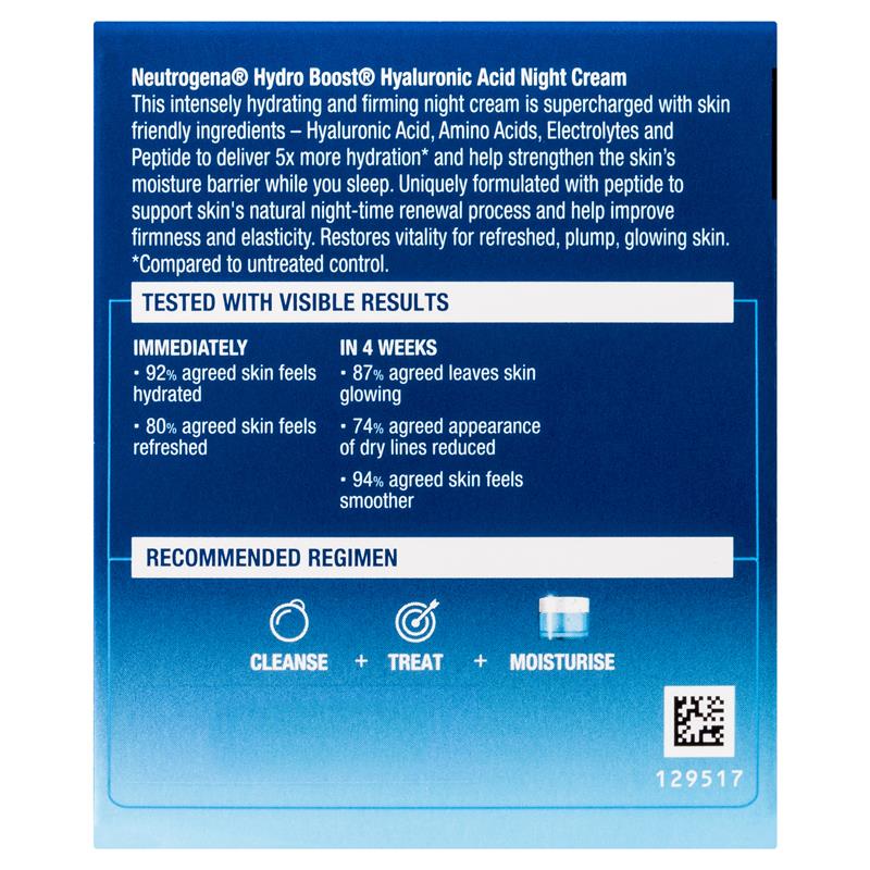 Load image into Gallery viewer, Neutrogena Hydro Boost Hyaluronic Acid Night Cream 50g
