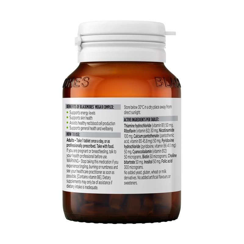 Load image into Gallery viewer, Blackmores Mega B Complex 75 Tablets

