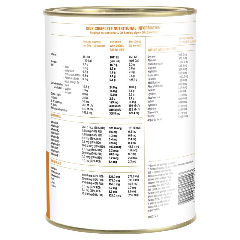 Load image into Gallery viewer, IsoWhey Clinical Nutrition Kids Complete Vanilla 600g
