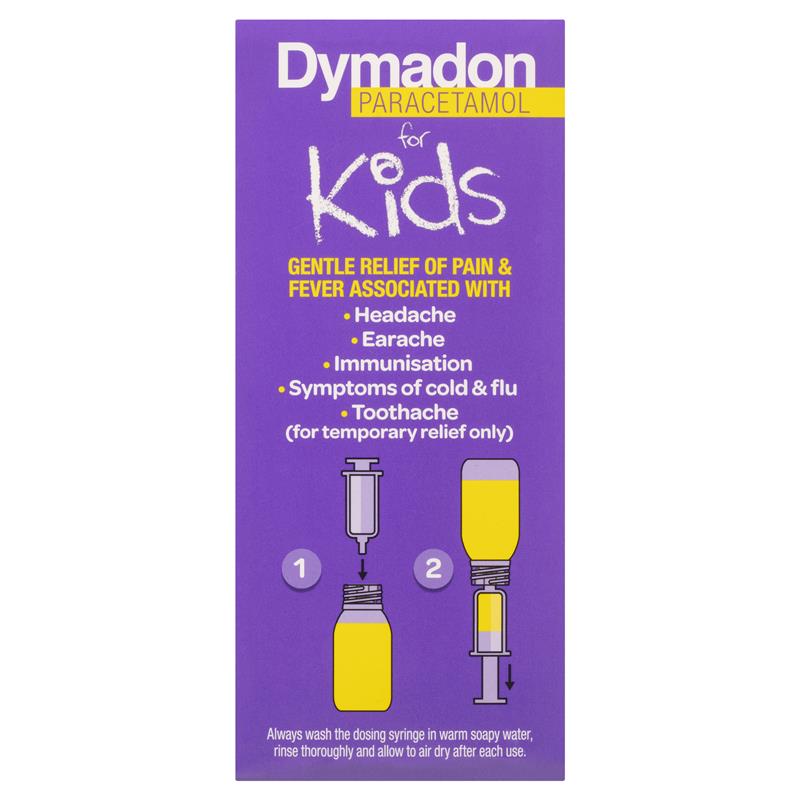 Load image into Gallery viewer, Dymadon for Kids Strawberry 2 Years - 12 Years 200ml
