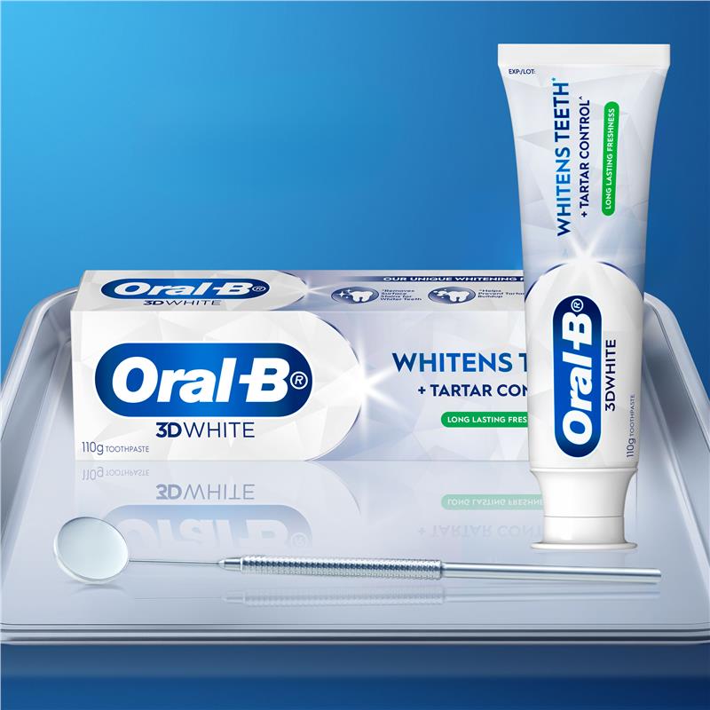 Load image into Gallery viewer, Oral B Toothpaste 3D White Long Lasting Freshness 110g
