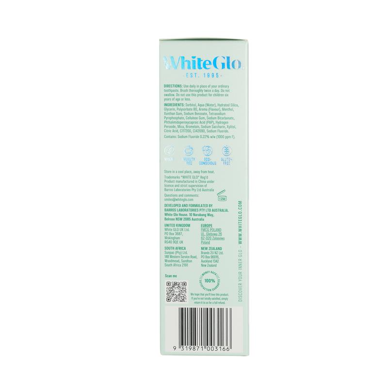 Load image into Gallery viewer, White Glo Toothpaste Purple Tooth Toner 115g

