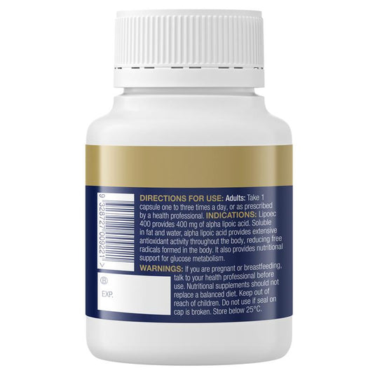 BioCeuticals Lipoec 400 60 Capsules