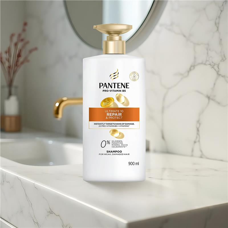 Load image into Gallery viewer, Pantene Ultimate 10 Shampoo 900ml
