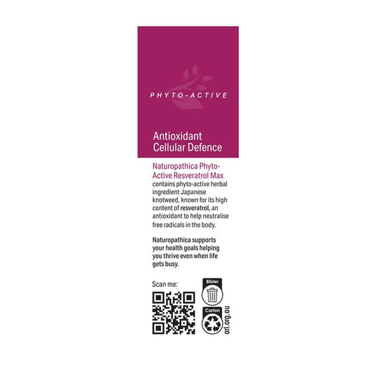 Naturopathica Resveratrol Max 30 Tablets