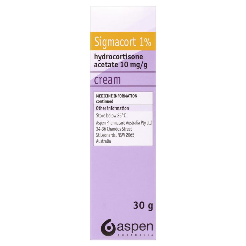 Load image into Gallery viewer, Sigmacort 1% Cream 30g - Hydrocortisone (S3)
