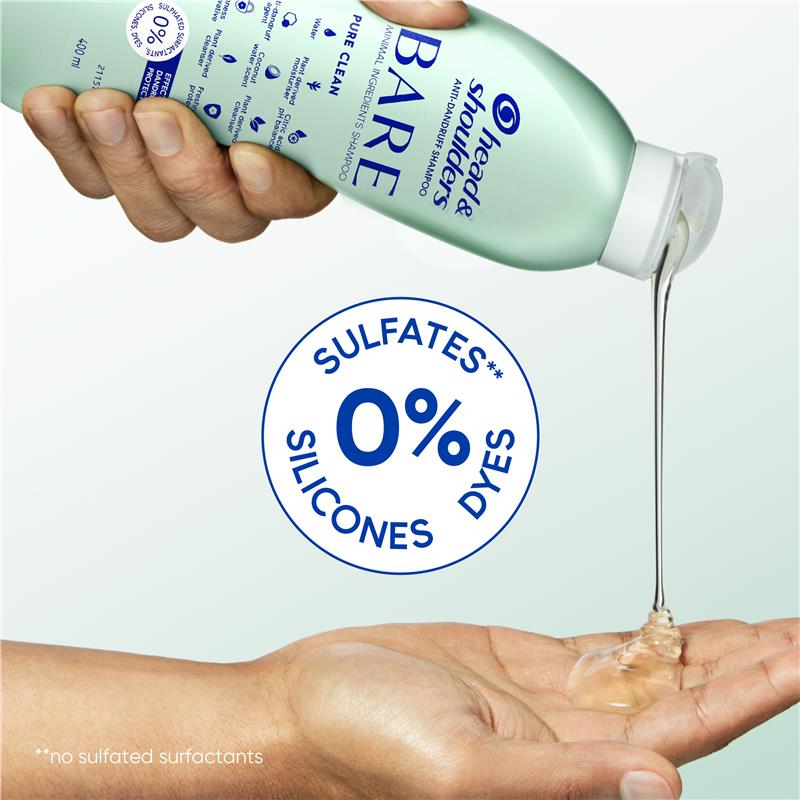 Load image into Gallery viewer, Head &amp; Shoulders BARE Pure Clean Shampoo 400ml
