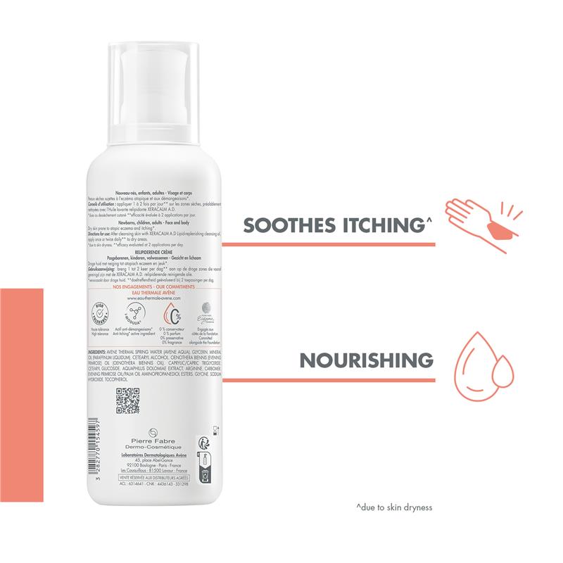 Load image into Gallery viewer, Avene XeraCalm A.D Lipid-Replenishing Cream 400ml
