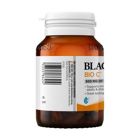 Blackmores Bio C 500mg 50 Chewable Tablets