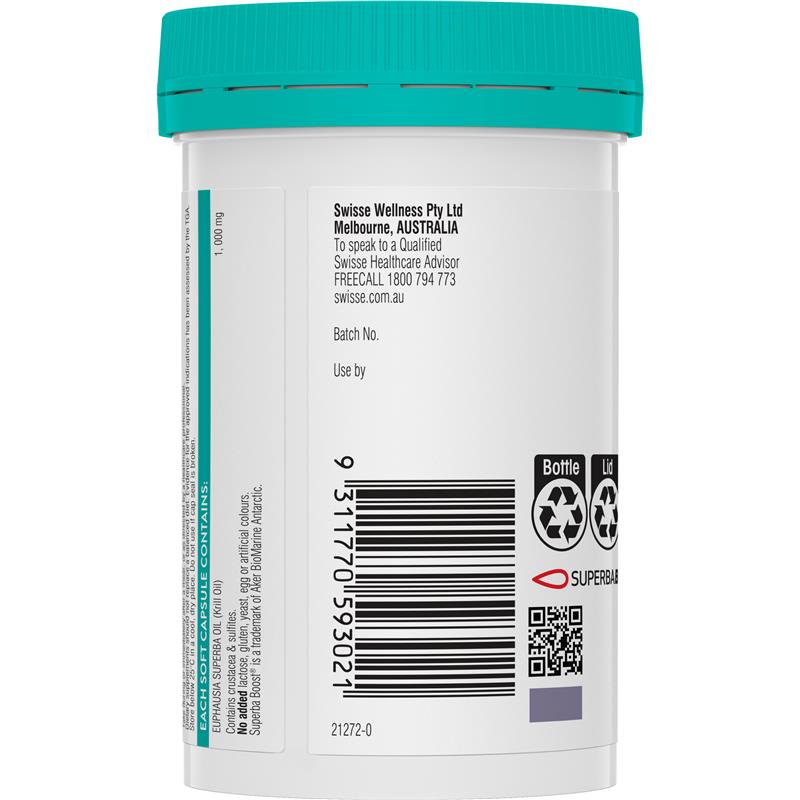 Load image into Gallery viewer, Swisse High Strength Krill Oil 60 Capsules Exclusive Size
