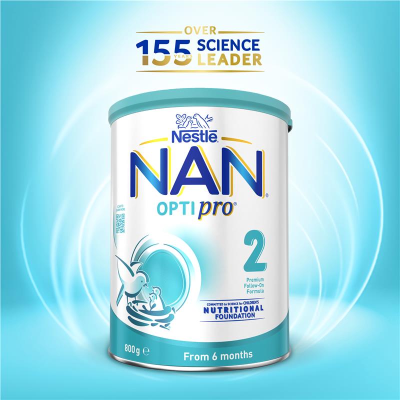 Load image into Gallery viewer, Nestle NAN OPTIPRO 2 Premium Baby Follow-on Formula Powder, From 6 to 12 Months – 800g

