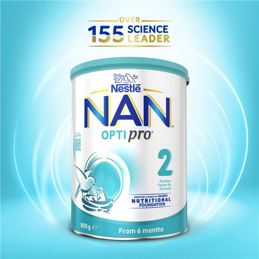 Nestle NAN OPTIPRO 2 Premium Baby Follow-on Formula Powder, From 6 to 12 Months – 800g