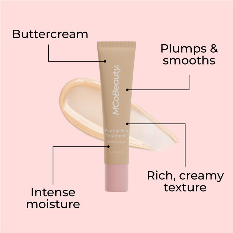 Load image into Gallery viewer, MCoBeauty Peptide Lip Treatment Buttercream
