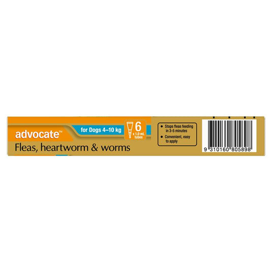 Advocate Dog Medium 4-10KG 6