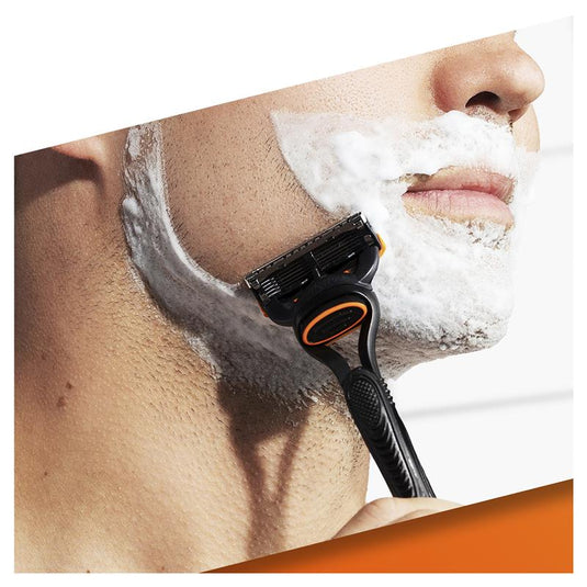 Gillette Fusion Manual Razor + 4 Blade Refills Starter Kit