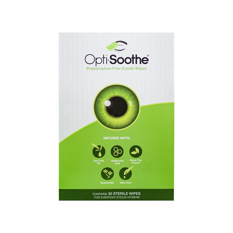 Load image into Gallery viewer, Opti-Soothe Preservative Free Eyelid Wipes 30 Wipes
