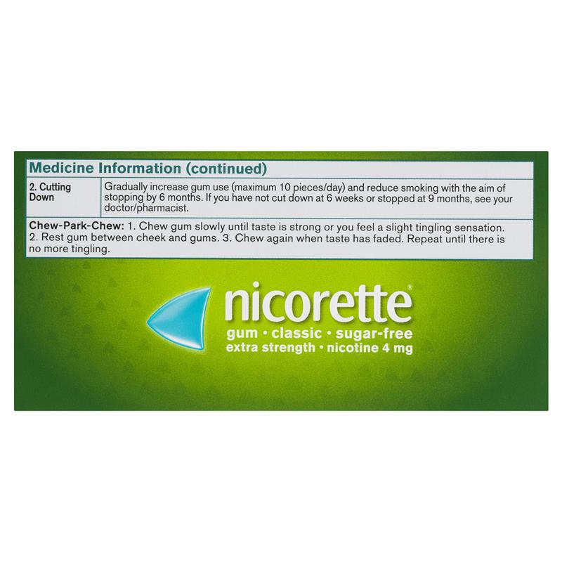 Load image into Gallery viewer, Nicorette Gum 4mg Classic 75 Pieces
