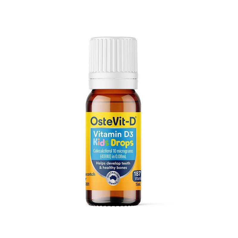 Load image into Gallery viewer, OsteVit-D Vitamin D3 Kids Drops 15ml Liquid
