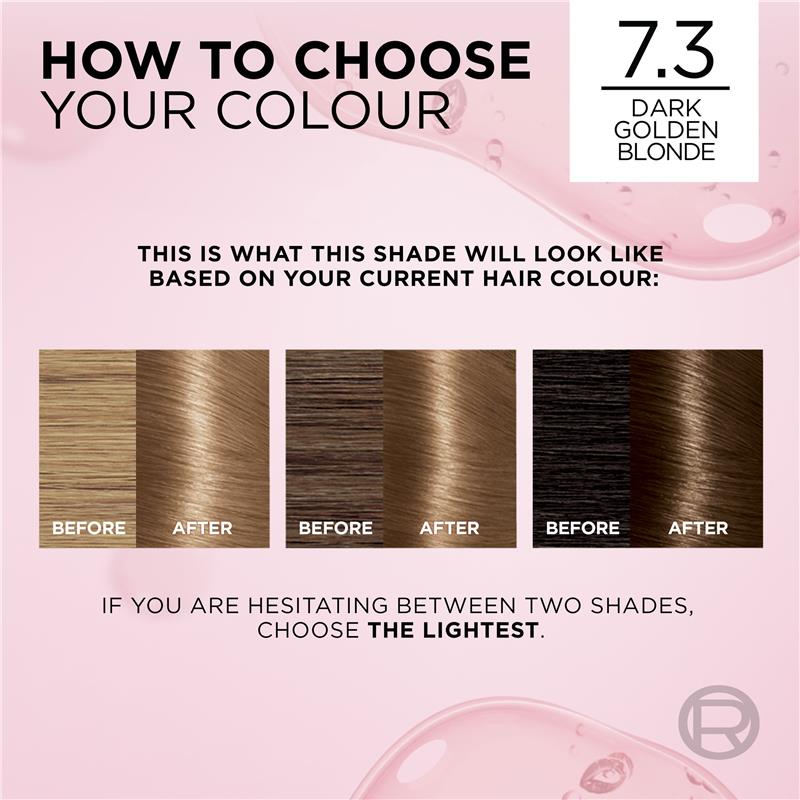Load image into Gallery viewer, L'Oreal Excellence Creme 7.3 Dark Golden Blonde Hair Colour
