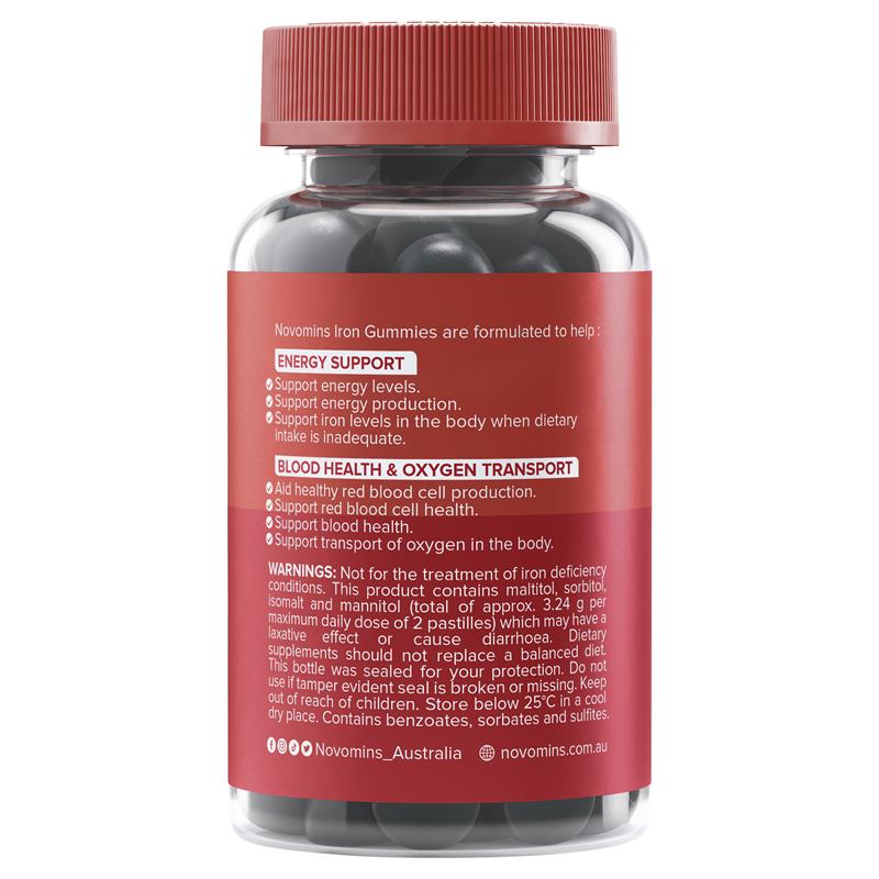 Load image into Gallery viewer, Novomins Iron 60 Gummies NEW
