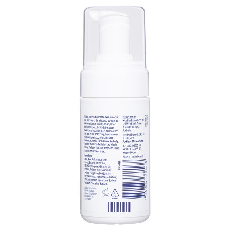 Load image into Gallery viewer, E45 Itch Recovery CoolMousse 100ml
