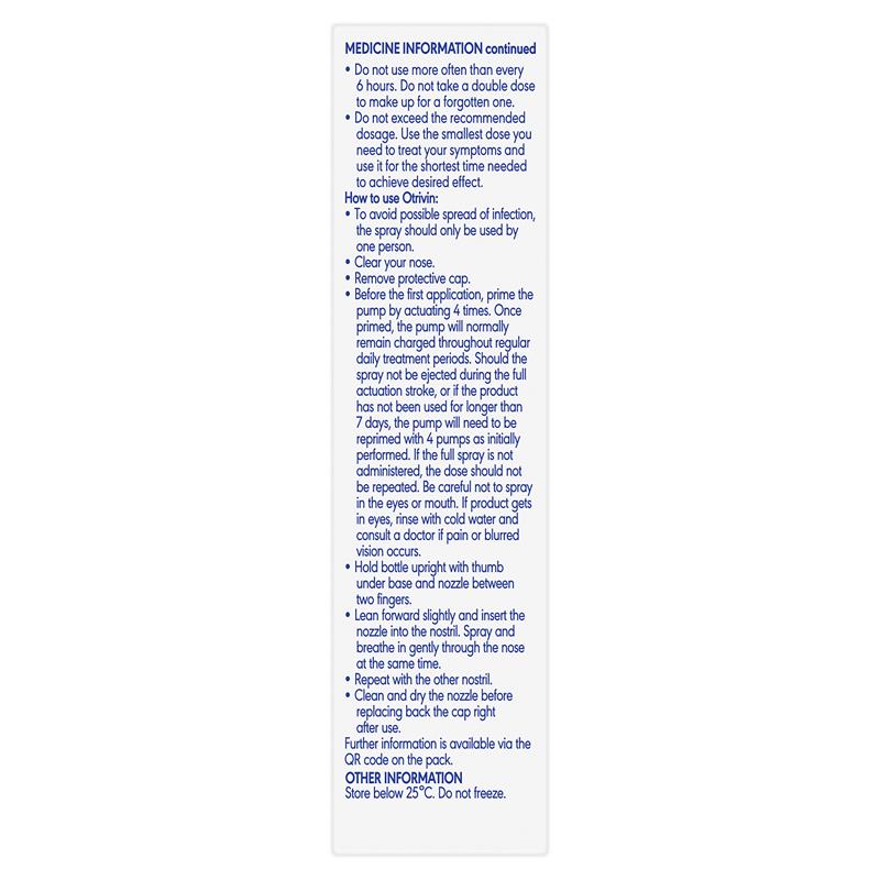 Load image into Gallery viewer, Otrivin Adult Plus Nasal Spray 10ml
