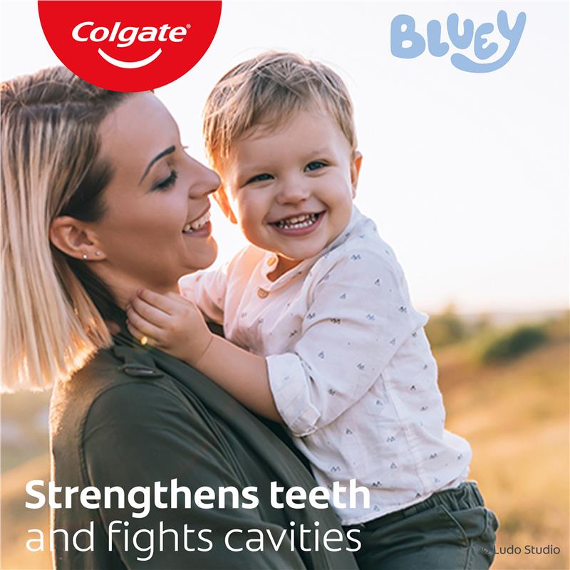 Load image into Gallery viewer, Colgate Toothpaste Kids Bluey 2-5 Years Mild Mint Gel 90g
