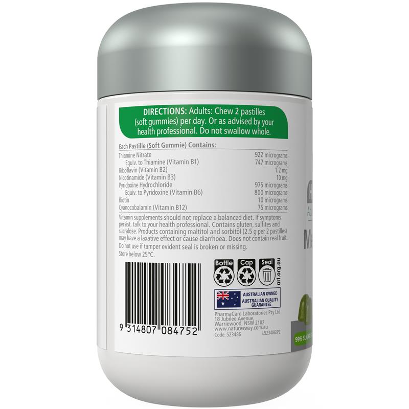 Load image into Gallery viewer, Nature's Way Adult Vita Gummies High Strength Mega B Complex 50 Pastilles
