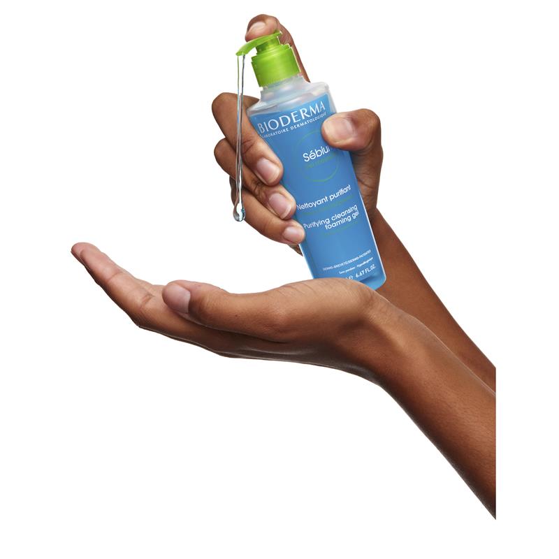 Load image into Gallery viewer, Bioderma Sebium Gel Moussant Gel Cleanser For Oily Skin 200ml

