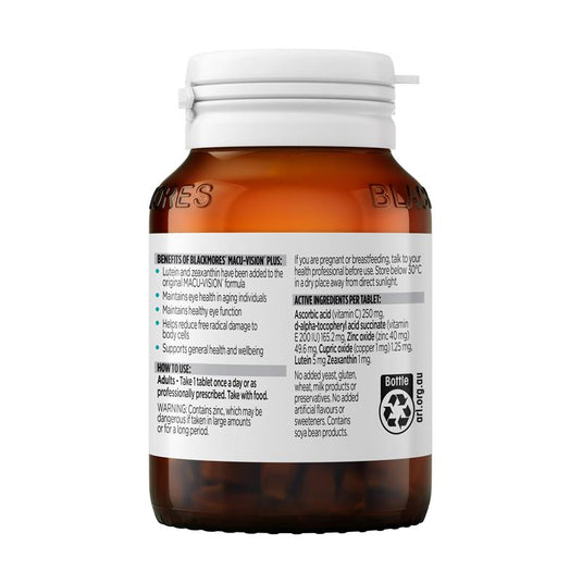 Blackmores Macu Vision Plus 60 Tablets