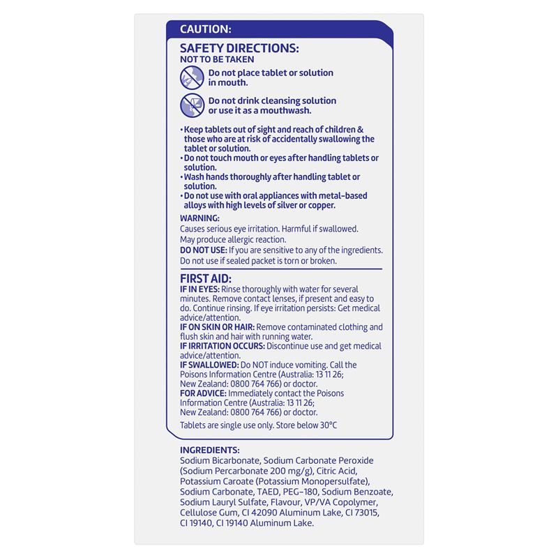 Load image into Gallery viewer, Polident Retainer and Mouthguard Cleanser 108 Tablets Exclusive Size
