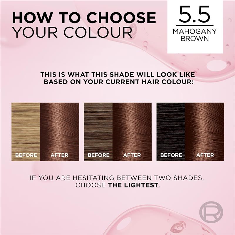 Load image into Gallery viewer, L'Oreal Excellence Creme 5.5 Mahogany Brown Hair Colour

